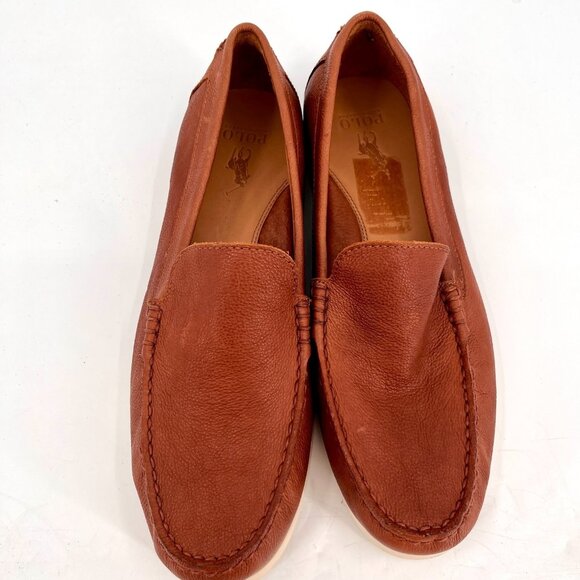 Polo Ralph Lauren Merton Vnetn Men\'s Shoes Tan : US 12 - Leather Loafers main image 9
